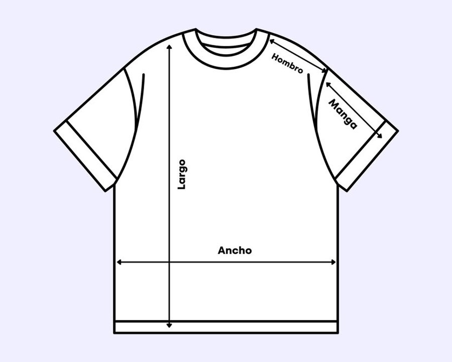 Cómo se mide: Oversize