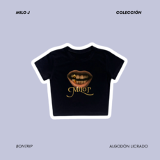 Croptop "Milo J Gold Smile"