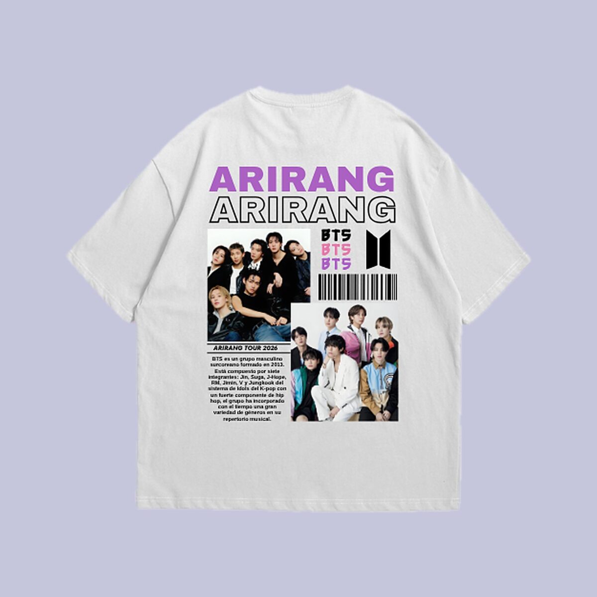 BTS · Camiseta B54 / B55